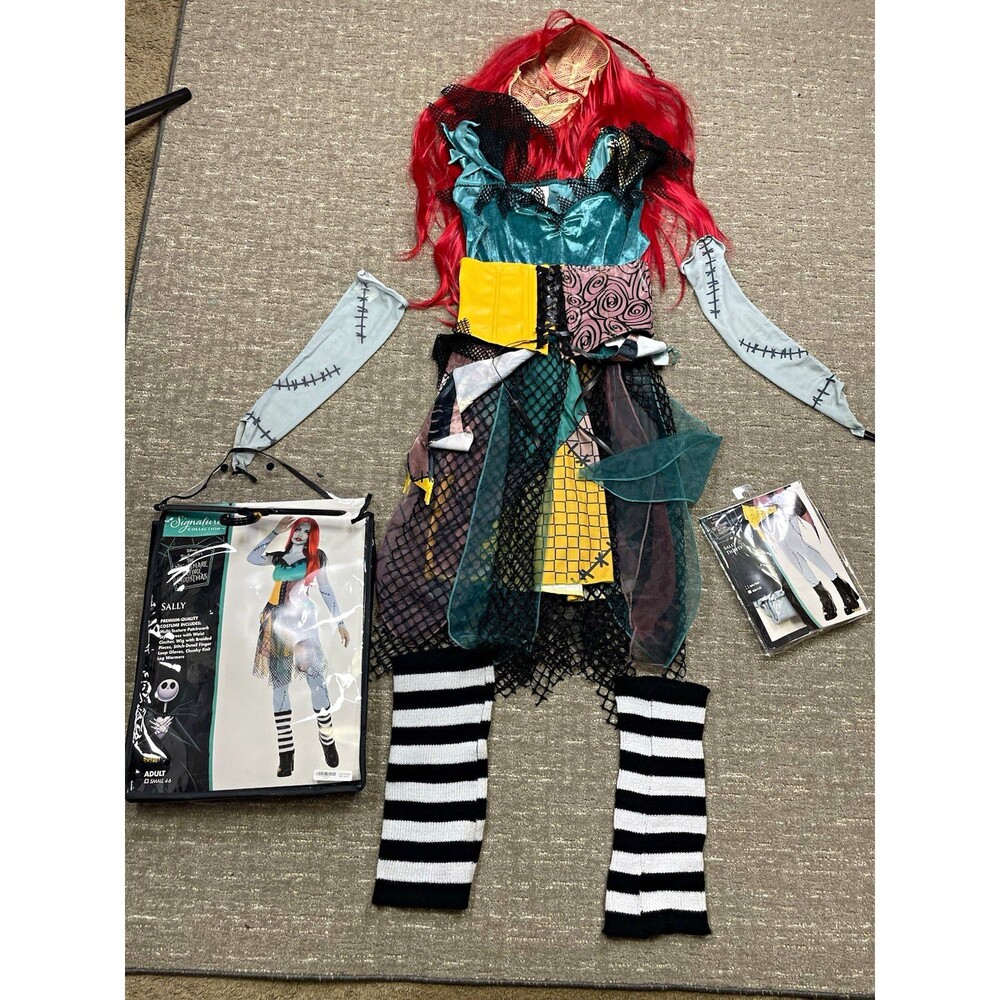 Sally Halloween Costume Wig Small s 4-6 adult Disney nightmare before Christmas